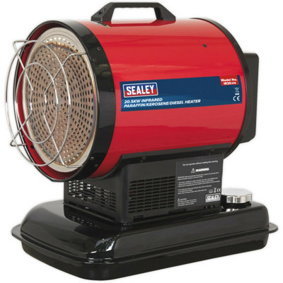 20.5 Kw Infrared HeaterParaffin / Kerosene / Diesel15L Tank70000 Btu/hr from B&Q