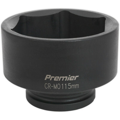 115mm Forged Chromoly Impact Socket1 Inch Square Drive Tool from B&Q