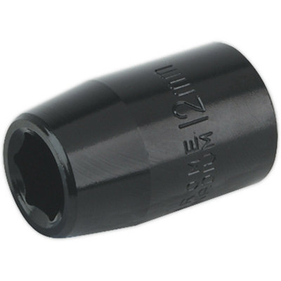 12mm Forged Chrome Vanadium Impact SocketDurable 1/2 Inch Drive Tool from B&Q