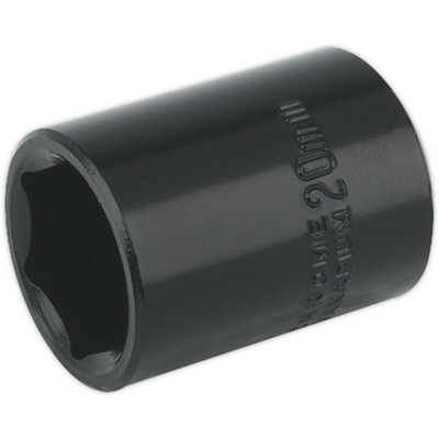 20mm Chrome Vanadium Forged Impact Socket1/2 Inch Square Drive Tool from B&Q