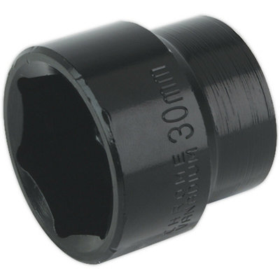 30mm Chrome Vanadium Forged Impact SocketDurable 1/2 Inch Drive Tool from B&Q
