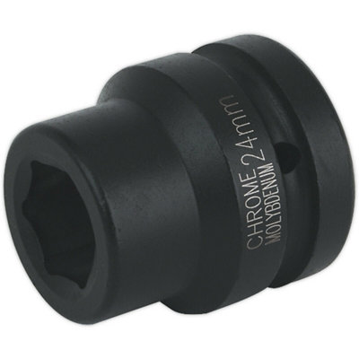  - 24mm Forged Chromoly Impact Socket For Air Wrenches1 Inch Drive