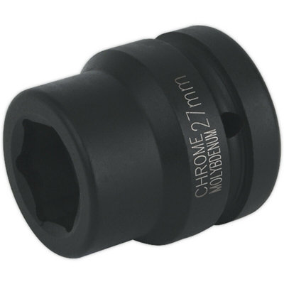 Premium 27mm Forged Impact Socket1 Inch Square Drive For Air Wrenches from B&Q