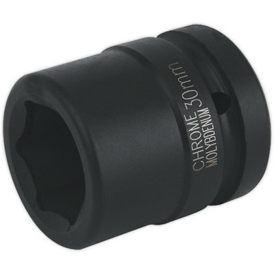 30mm Forged Impact SocketDurable Chromoly Tool For Air Wrenches from B&Q