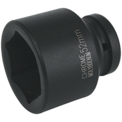 B&Q High-Quality 52Mm Forged Impact Socket For 1 Inch Drive Chromoly Wrench