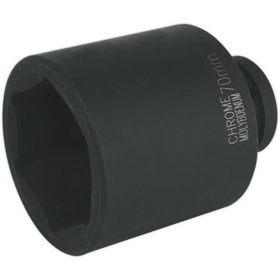 70mm Chromoly Forged Deep Impact Socket1 Inch Drive For Heavy-Duty Use from B&Q