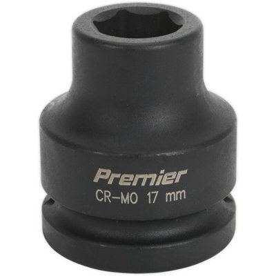 Durable 17mm Forged Impact Socket3/4 Inch Square Drive For Air Wrenches from B&Q