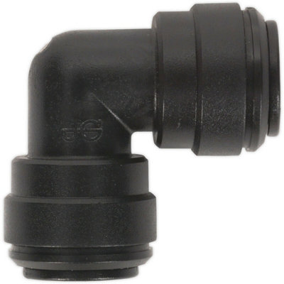5 Pack Of 10mm 90 Degree Angled Elbow Coupling Adapters For Pneumatic Pipe Joining from B&Q