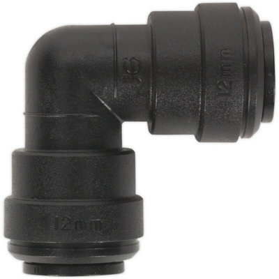 5 Pack Of 12mm 90 Degree Elbow Coupling Adapters For Pneumatic Pipe Joining from B&Q