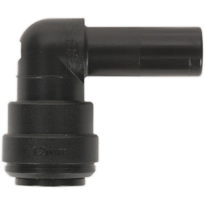5 Pack12mm 90 Degree Angled Elbow To Stem Coupling AdapterPneumatic Pipes from B&Q