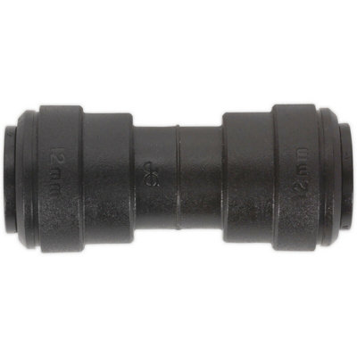 5 Pack12mm Straight Coupling AdapterPneumatic Compressed Air Pipe Joiner from B&Q