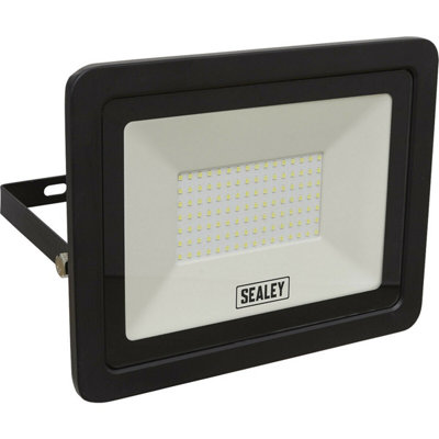  - Extra Slim Floodlight With Wall Bracket100W Smd LedIp65 Rated8500 Lumen