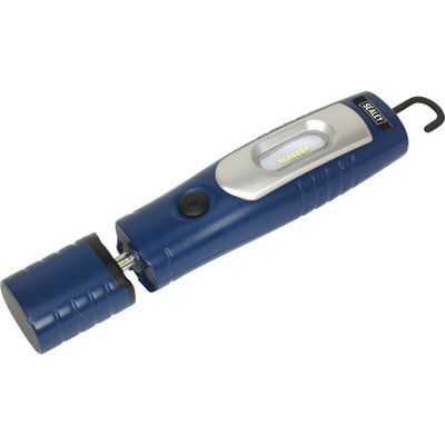 Swivel Inspection Light7 Smd Led & 3W Smd LedRechargeableBlue from B&Q