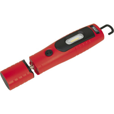 360 Degree Swivel Inspection Light7 Smd & 3W Smd LedRechargeableRed from B&Q