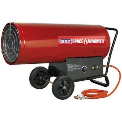 Space Warmer Propane Heater210000 To 400000 Btu/hrGas Regulator & Hose from B&Q