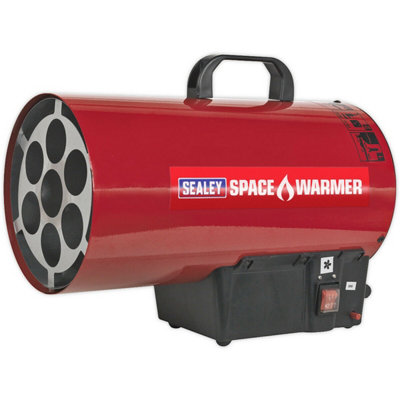Space Warmer Propane Heater40500 Btu/hrGas Regulator & Hose230V from B&Q