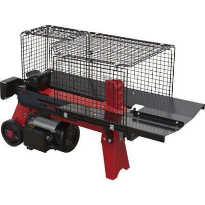 4 Tonne Log Splitter370mm Length CapacityMesh Cage1500W Motor from B&Q