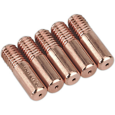 5 Pack 0.8mm Contact Tip For Mb14 Welding TorchesMig Welding Contacts from B&Q