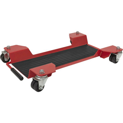  - Heavy-Duty Motorcycle Centre Stand Dolly With Anti-Slip Pads220Kg Capacity