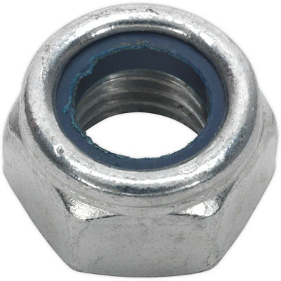 25 Pack Zinc Plated Nylon Locknut BoltsM14 Din 9822mm Pitch For Secure Fastening from B&Q