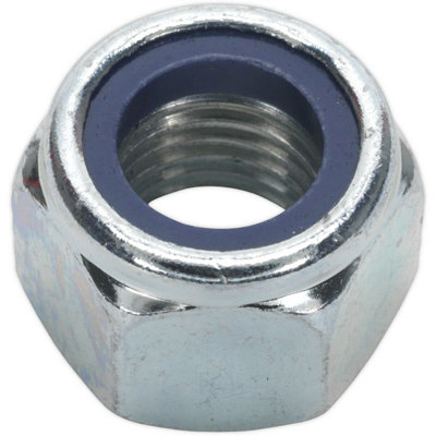 25 Pack Of Zinc Plated Nylon Locknut BoltsM16 Din 9822mm Pitch For Secure Fastening from B&Q