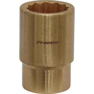 19mm Non-Sparking Walldrive SocketDurable Beryllium Copper Construction from B&Q