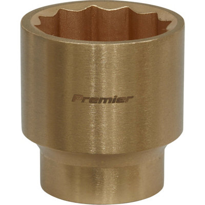 32mm Non-Sparking Walldrive SocketDurable Beryllium Copper Construction from B&Q