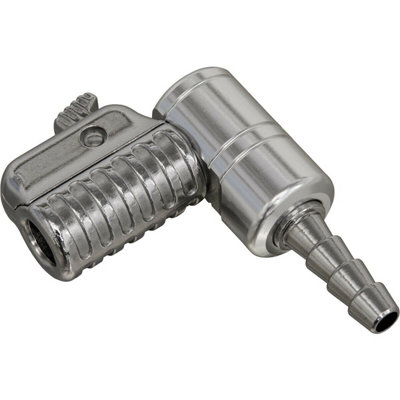 6mm Male Bore 90 Degree Angled Tyre Inflator Connector With 360 Swivel Head from B&Q
