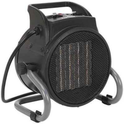 2000W Industrial Ptc Fan Heater2 Heat SettingsFan Only Mode6800 Btu/hr from B&Q