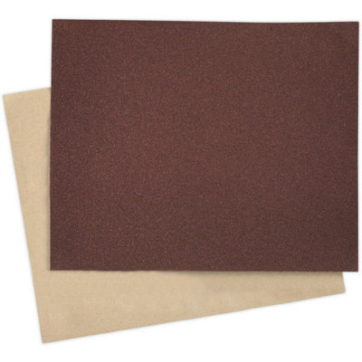 25 Pack Aluminium Oxide Production Paper230 X 280mm60 Grit Abrasive Paper