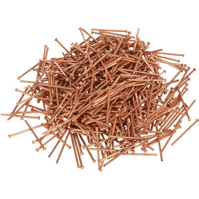 200 Pack Of Heavy-Duty 2.5mm X 50mm Copper Welding Nails For Car Dent Repair from B&Q
