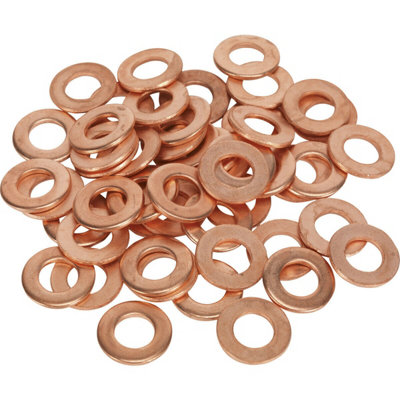 50 PackStud Welding Washers 8mm X 16mm X 1.5mmCopper Dent Pulling Spot from B&Q
