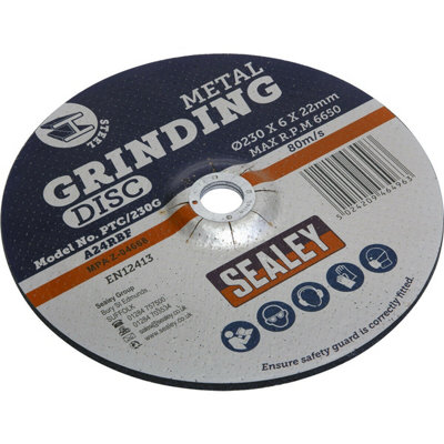  - High-Performance Aluminium Oxide Grinding Disc 230mm X 6mm For Metalworking