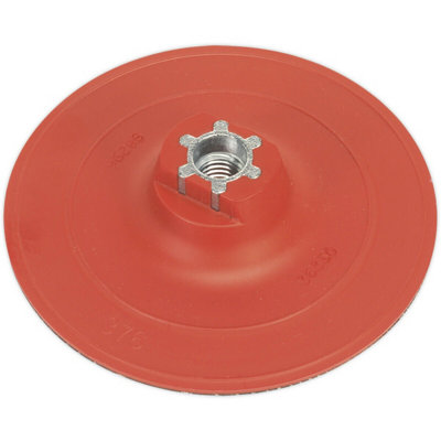  - 120mm Hook And Loop Backing Pad For Buffing And PolishingM14 X 2mm Thread