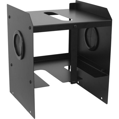 Sturdy Wall Mounted Twin Power Tool Storage Rack With Shelf For Chargers from B&Q