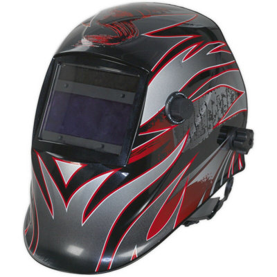  - Tribal Auto Darkening Welding Helmet With Adjustable Shade And Grinding Function