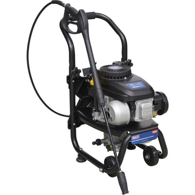 Petrol Powered Pressure Washer4Hp Engine150Bar5M Pressure Hose from B&Q