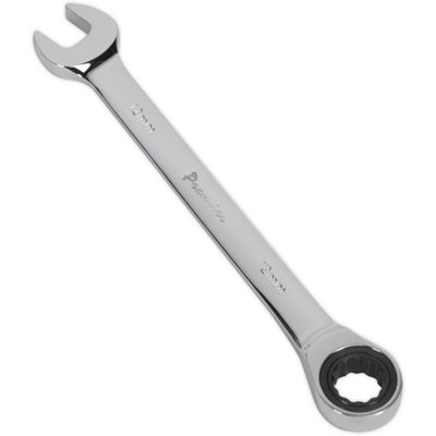 High-Quality 12mm Ratchet Combination SpannerChrome Vanadium Steel With 72 Tooth Design from B&Q