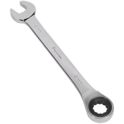  - 21mm Chrome Vanadium Ratchet Combination Spanner With 72 Tooth Ring