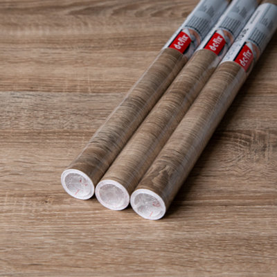 D-C-Fix Sonoma Oak Light 67.5Cm X 2M (3 Rolls) Self-Adhesive Vinyl Wrap For Doors And Worktops from B&Q