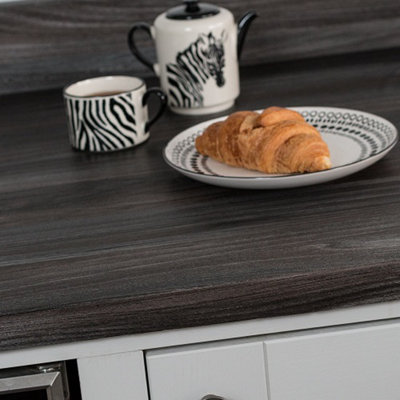 D-C-Fix Woodgrain Sangallo Lava Self Adhesive Vinyl Wrap Film For Kitchen Doors And Worktops 2M(L) 67.5Cm(W)