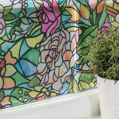 D-C-Fix Tulia Self Adhesive Window Film For Privacy And Décor 5M(L) 45Cm(W) from B&Q