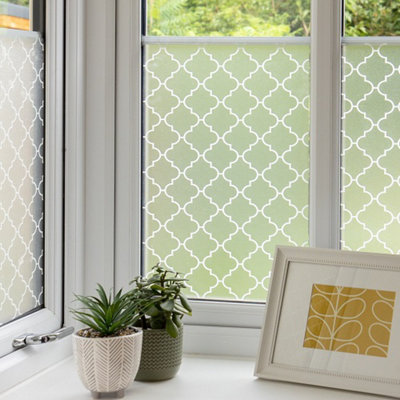 B&Q -  Onadi 67.5Cm X 1M Self-Adhesive Vinyl Window Film For Privacy And Décor