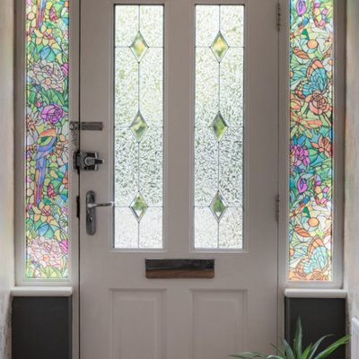 B&Q -  Tulia 45Cm X 2M Self-Adhesive Vinyl Window Film For Privacy And Décor