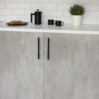 D-C-Fix Concrete Self Adhesive Vinyl Wrap Film For Kitchen Worktops And Furniture 2M(L) 45Cm(W) Grey