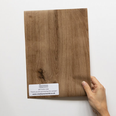 D-C-Fix Artisan Oak A4 Sample Self-Adhesive Vinyl Wrap For Doors And Worktops from B&Q