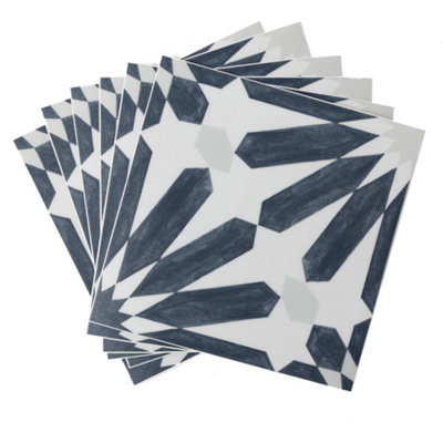 Quadrostyle Stellino Wall Tile And Furniture Vinyl Stickers 15Cm(L) 15Cm(W) Pack Of 6 from B&Q
