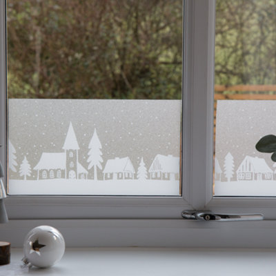 D-C-Fix Homes 20Cm X 1.5M Premium Static Cling Vinyl Window Film For Privacy And Décor