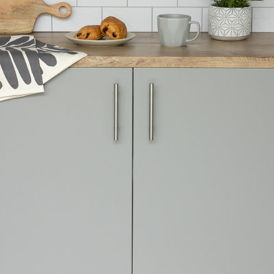 B&Q -  Matt Grey 67.5Cm X 1M Self-Adhesive Vinyl Wrap For Doors And Furniture