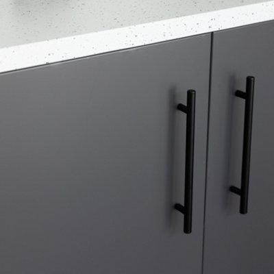 B&Q -  Matt Anthracite 45Cm X 1M Self-Adhesive Vinyl Wrap For Doors And Furniture